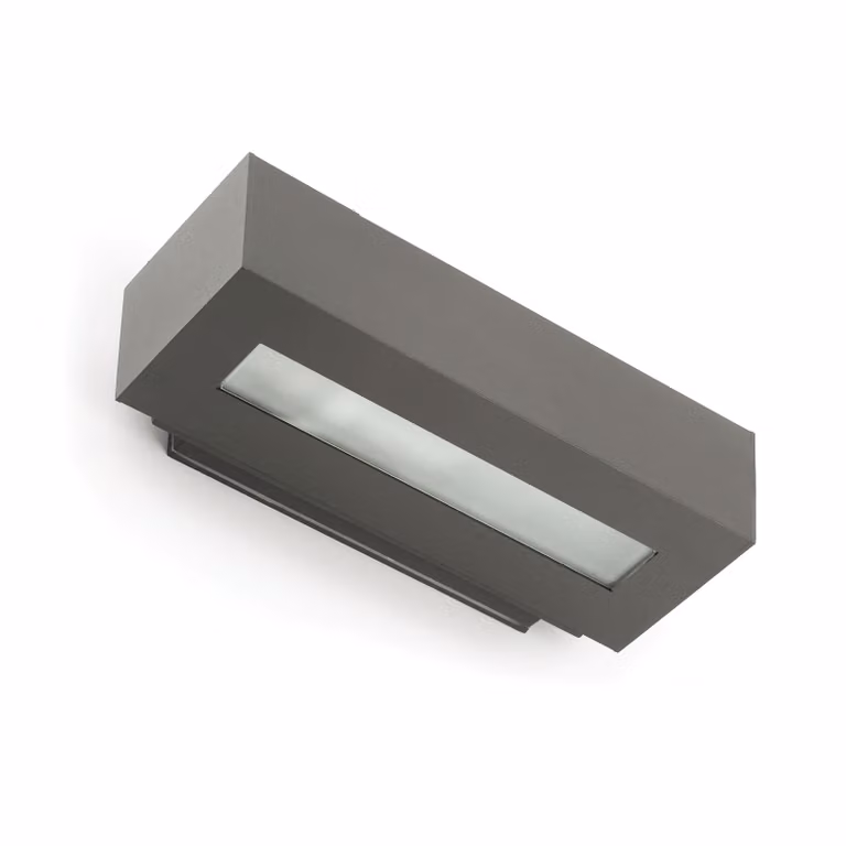 Lampada da parete per esterni WEST-2 IP54 grigio scuro