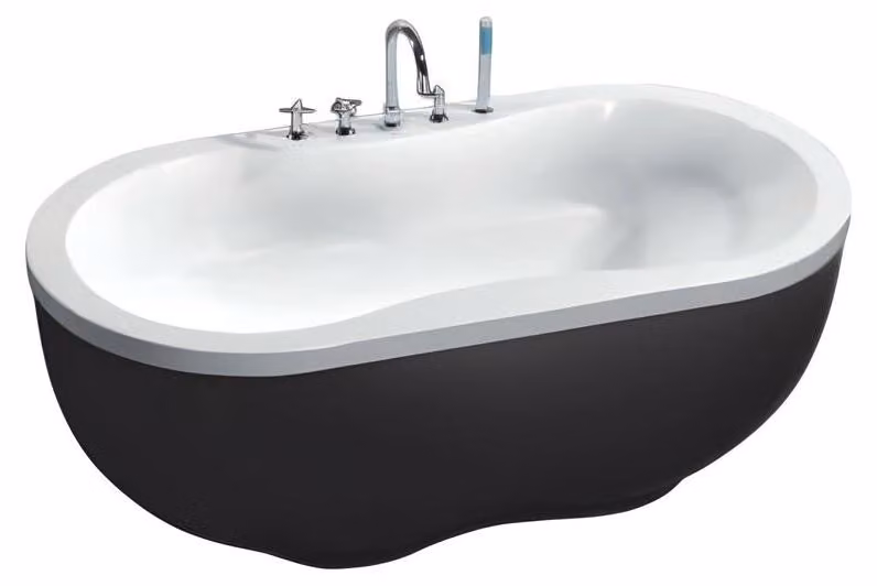 Badewanne Luxuswanne Wellnesswanne Acrylwanne Komfortwanne Wanne 165x85 cm