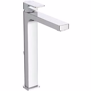 Miscelatore per lavabo Ideal Standard EDGE con base allungata e scarico a scomparsa cromato