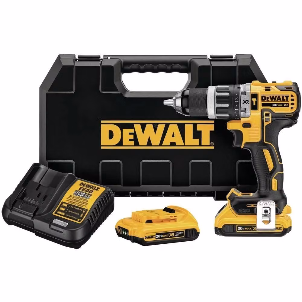 DeWalt DCD796D2-QW Trapano Avvitatore a Batteria con Percussione Motore Brushless 18 V, 2x2 Ah, 70 Nm, Mandrino 13 mm, Colore Nero Giallo – 2
