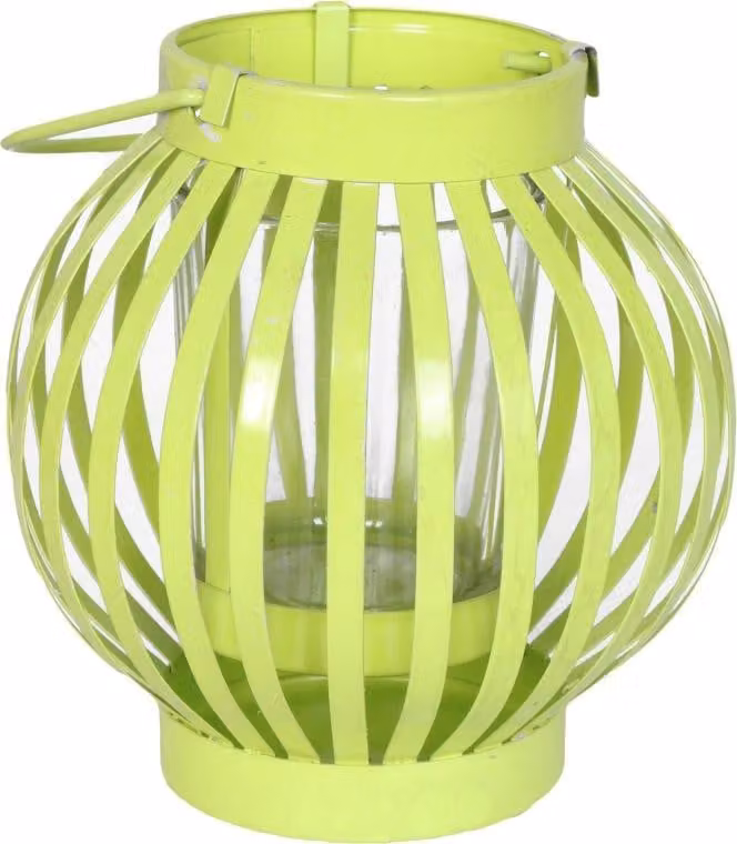 Lanterna a candela decorativa in metallo LHW - Colore verde