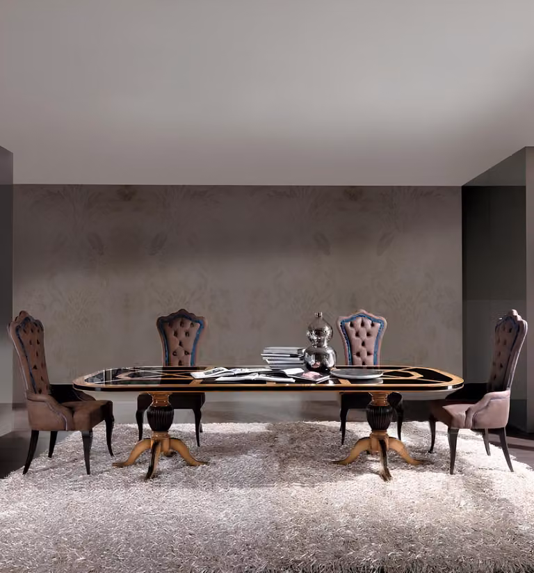 Tisch Luxus Esszimmertisch Esstisch Esszimmer Holz Tische Bizzotto Ess Möbel