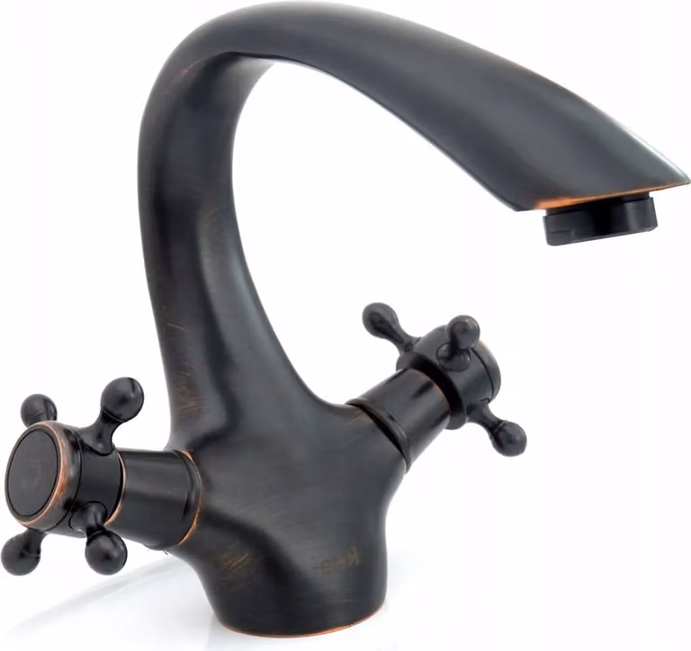 Rubinetto da Lavabo Rea Retro Old Black
