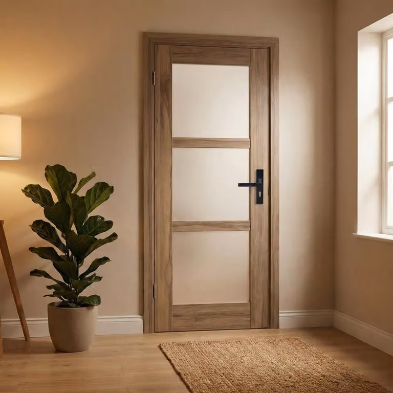 Bloc Porta Frangivetro H204 x L83 cm, lato tavola P.destra, maniglia GD MENUISERIES