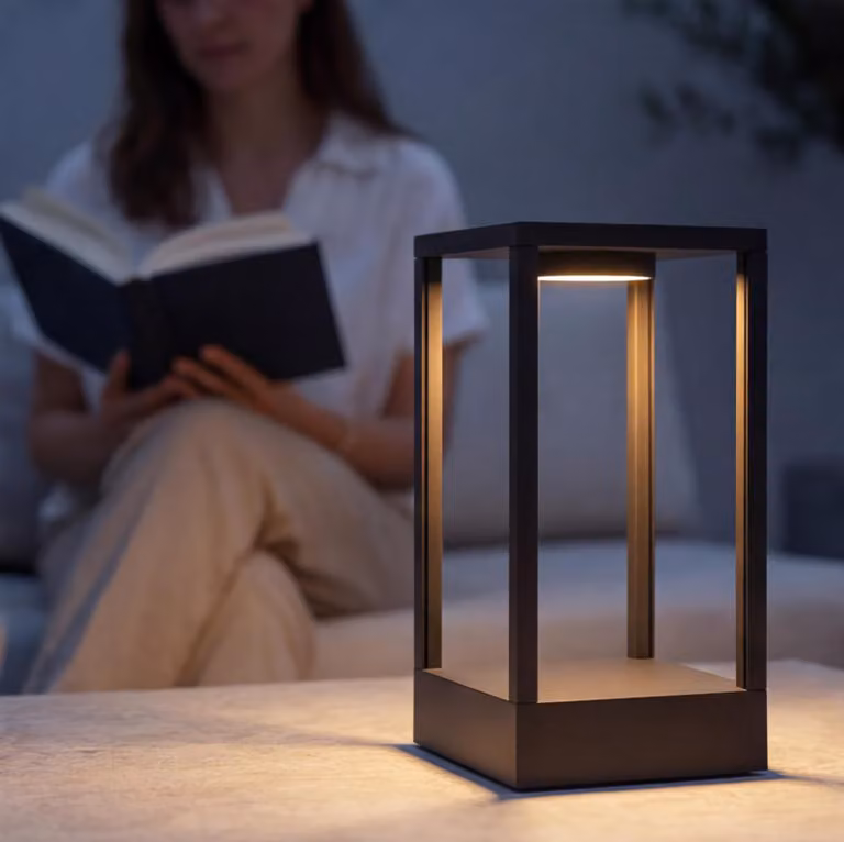 Lampada da esterno a colonna LEDS C4 - Ø 15 cm, 3 W, bianco caldo, 174 lm, IP66, nero