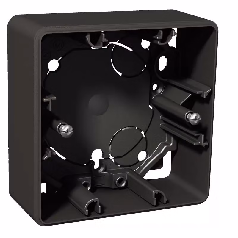 Scatola da incasso Elso, a 1 posto, altezza 35 mm, Exxact antracite WDE003361