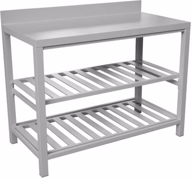 Cheonda - Modulo cucina a ripiani Grenwood grigio creta 120x60