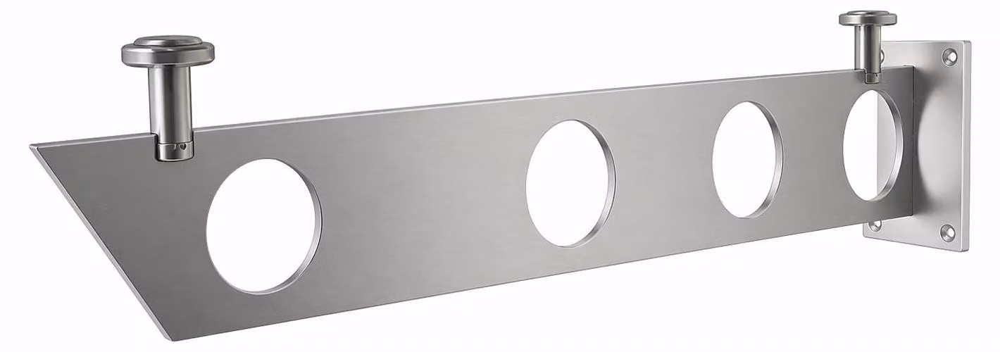 Glaswerk Westfalen - (S) 120x90 cm Tetto in vetro grigio incl. supporto