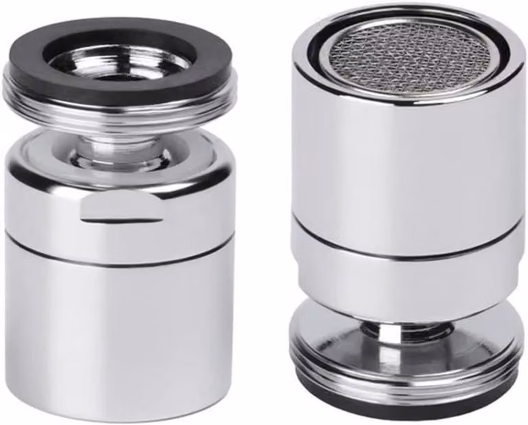 Rubinetto da cucina girevole con adattatore filtro per un movimento a 360 gradi – pezzo di ricambio per bocchetta maschio da 16 mm