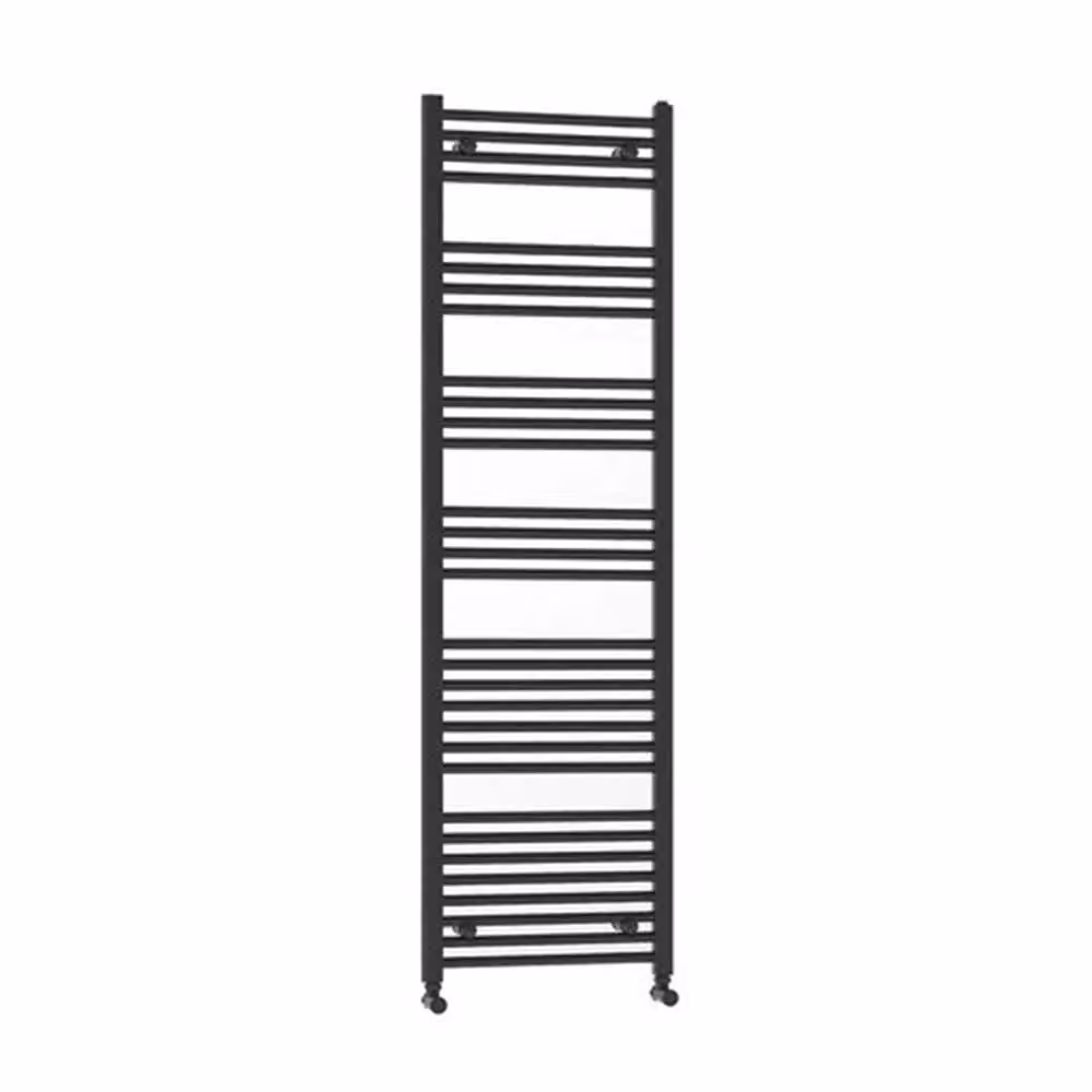 Termoarredo porta asciugamani INBAGNO in acciaio nero opaco, H 176 cm x L 45 cm – 2