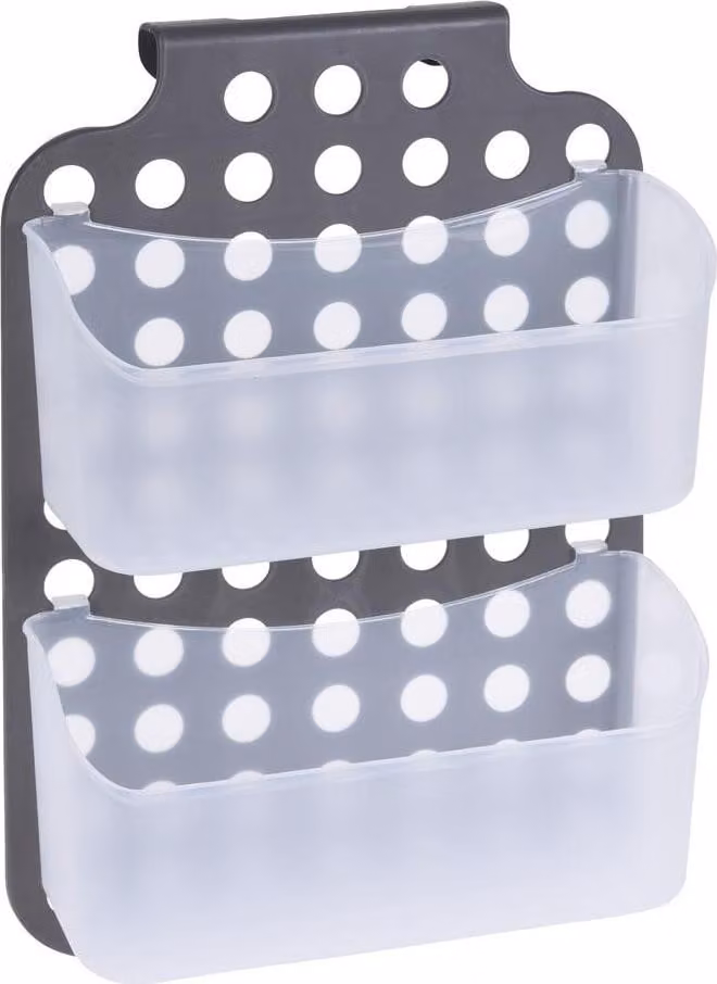 Organizer da bagno Bathroom Solutions, polipropilene, 35x25x10 cm, grigio