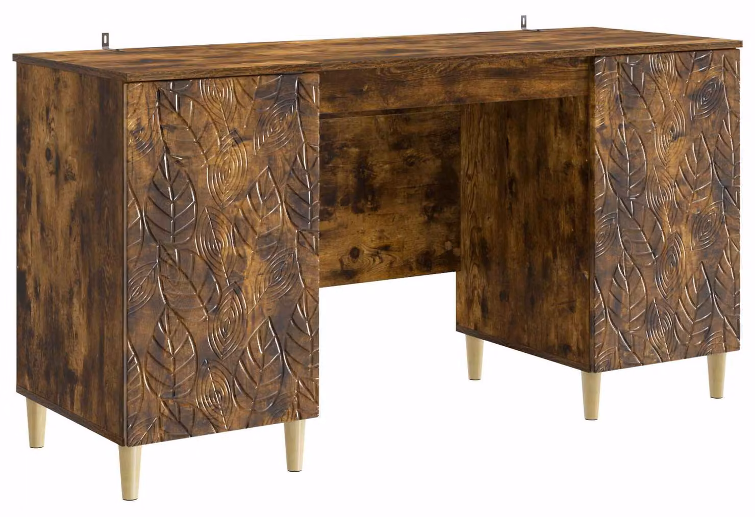 Scrivania Rovere Fumo Legno ingegnerizzato 142,5 x 50 x 75 cm