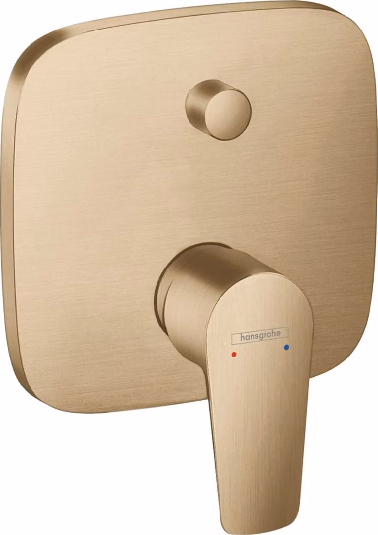 hansgrohe Talis E mitigeur monocommande de bain encastré, combinaison de sécurité, 71474140, 71474140