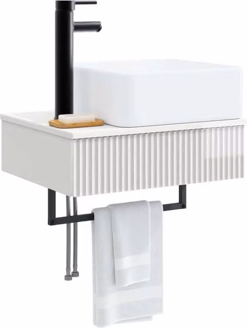 Lavabo da Parete Bianco Lucido 50 x 41 x 39 cm CFW5430880