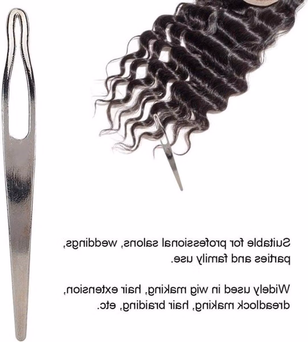 Kit di strumenti per dreadlocks, con 2 uncinetti per creare e riparare le trecce