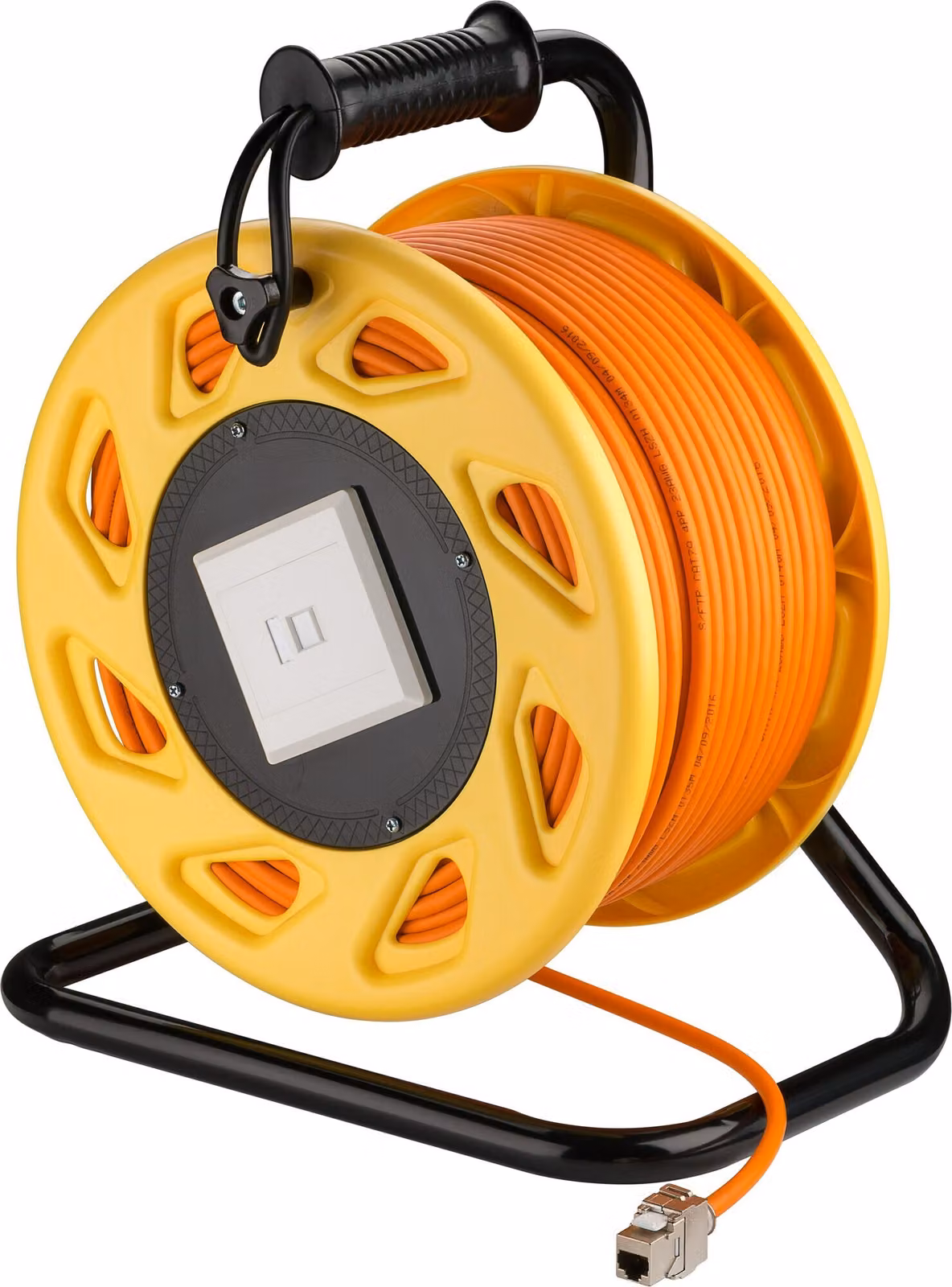 goobay Cavo di rete RJ45 mobile arancione 90 m