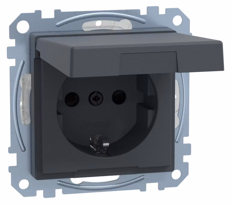 Merten MEG2310-0414 Presa di corrente CEE 7/3 antracite (MEG2310-0414)