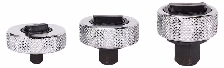 Set di chiavi a cricchetto per dita, composto da 3 pezzi, con attacco da 1/2, 3/8 e 1/4 di pollice, per la riparazione e la manutenzione di componenti di orologi automobilistici