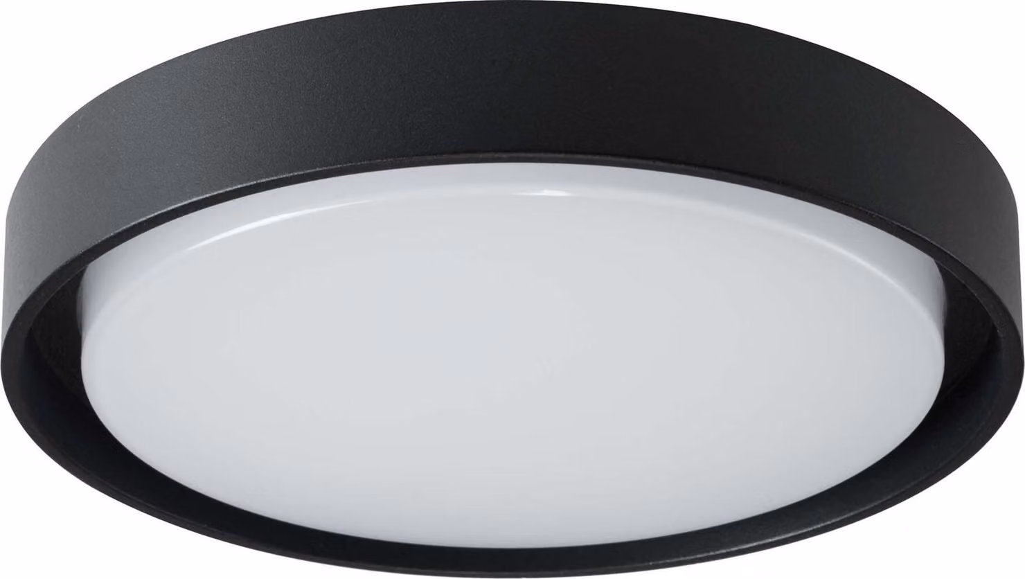 Applique LED 3000K nero IP54 - Plafoniera 1x14W 60107183