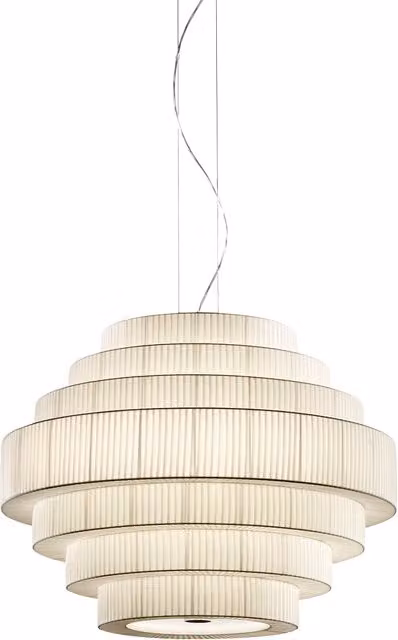 Lampada a sospensione Bover Mos in vetro bianco con tecnologia LED e design moderno a sfera
