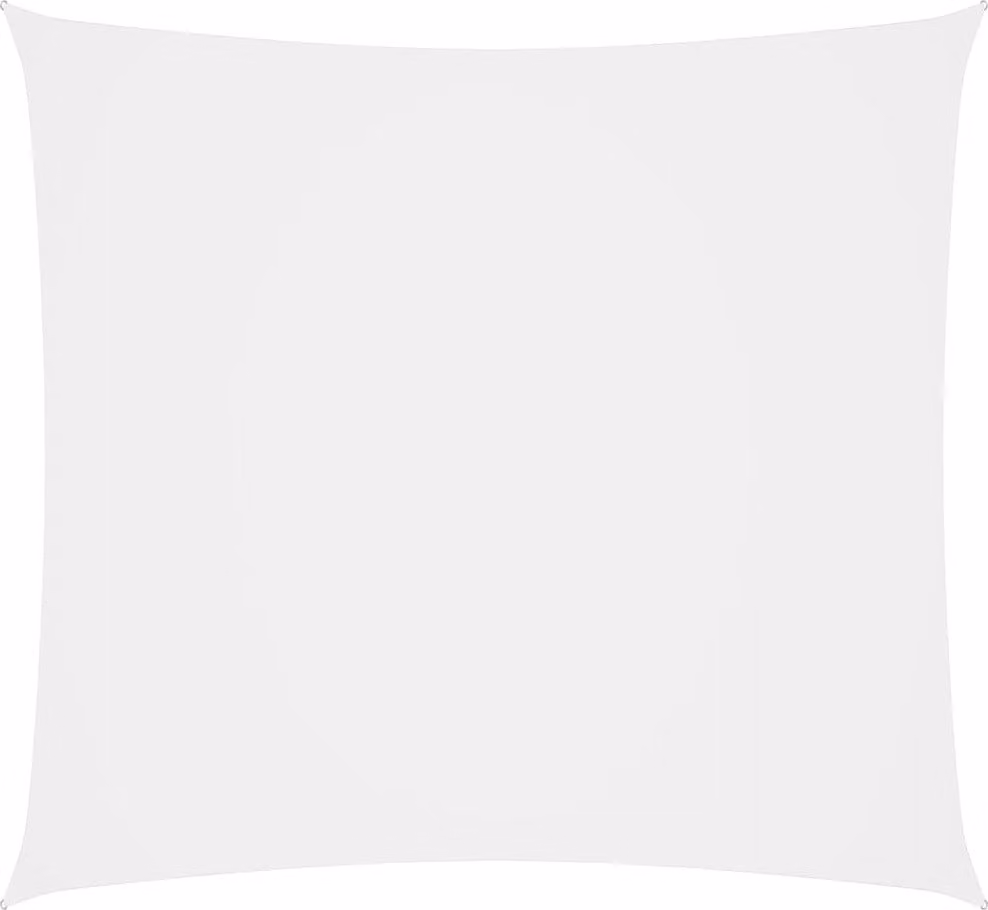 The Living Store Tenda da sole in tessuto Oxford Square 3,6x3,6 m Bianco