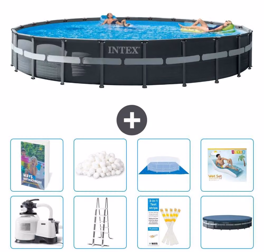 Ultra XTR Pool Rund - 732x132 cm - Set da 7 pezzi, modello S527
