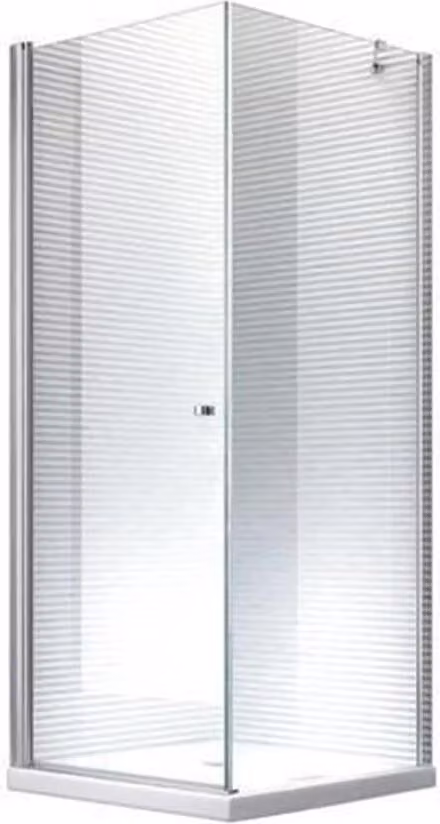 Glaszentrum Hagen - 80x80x195cm - cabina doccia Hades - 8mm - vetro temperato di sicurezza