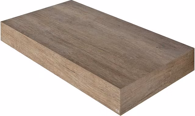Mensola per Lavabo Mod Unika H 10 Dh 100 cm x 46XH.10 Olmo Naturale