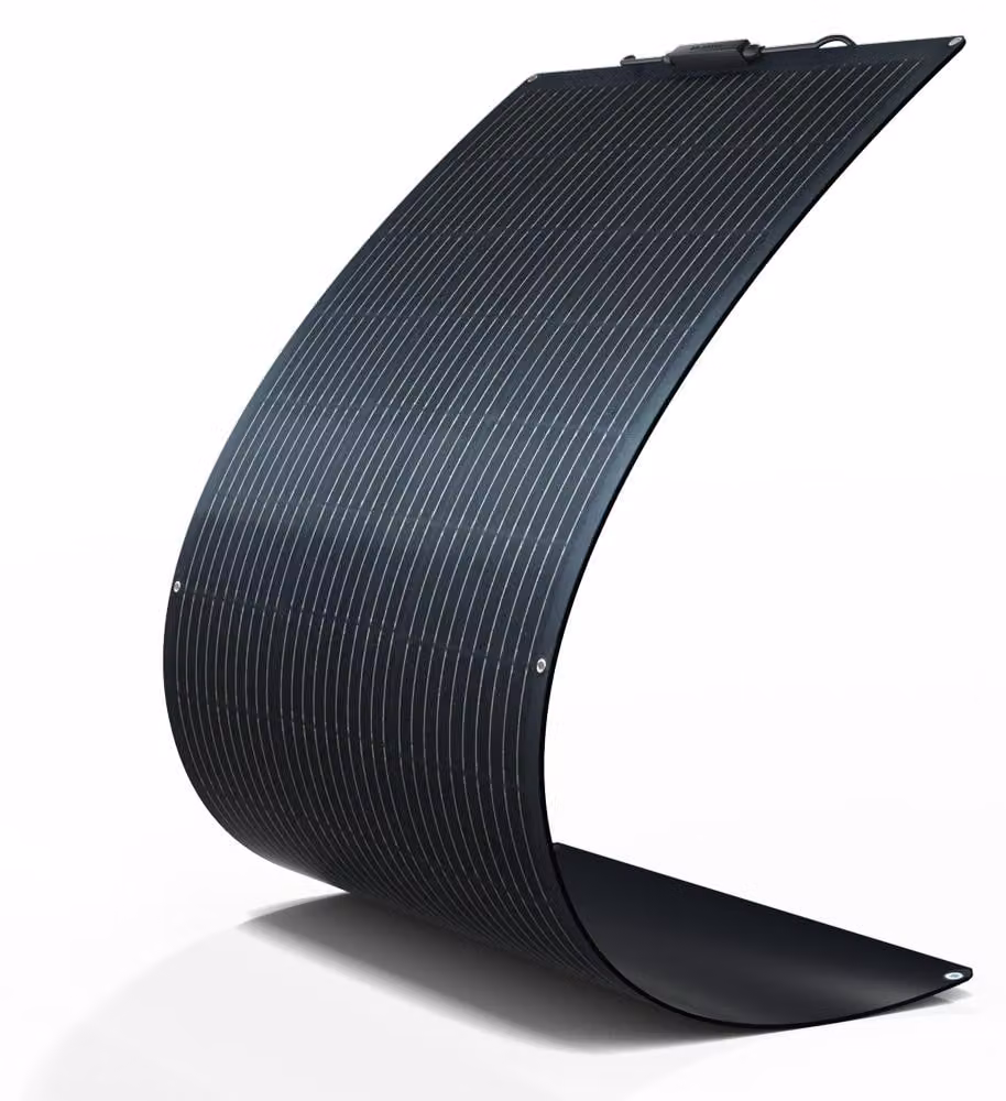 Pannello solare semi-flessibile - Potenza: 150 W - Tensione: 19,8 V - Dimensioni: 1160x565x2,5 mm - Adatto per barche e camper