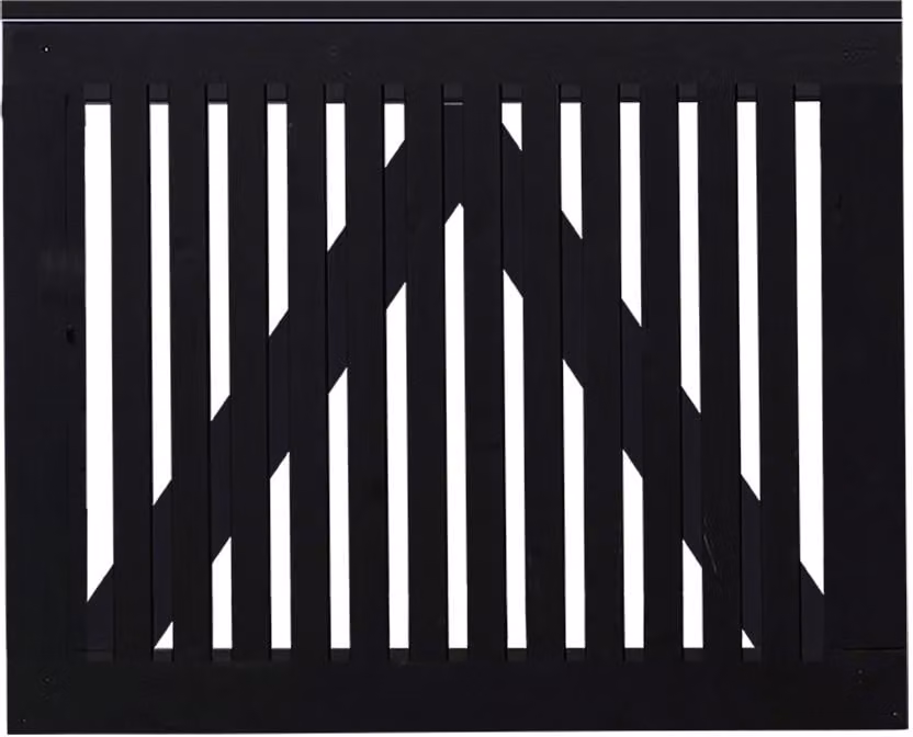 Plus Tor Sendai 100 x 80 cm RAL 9005 Nero