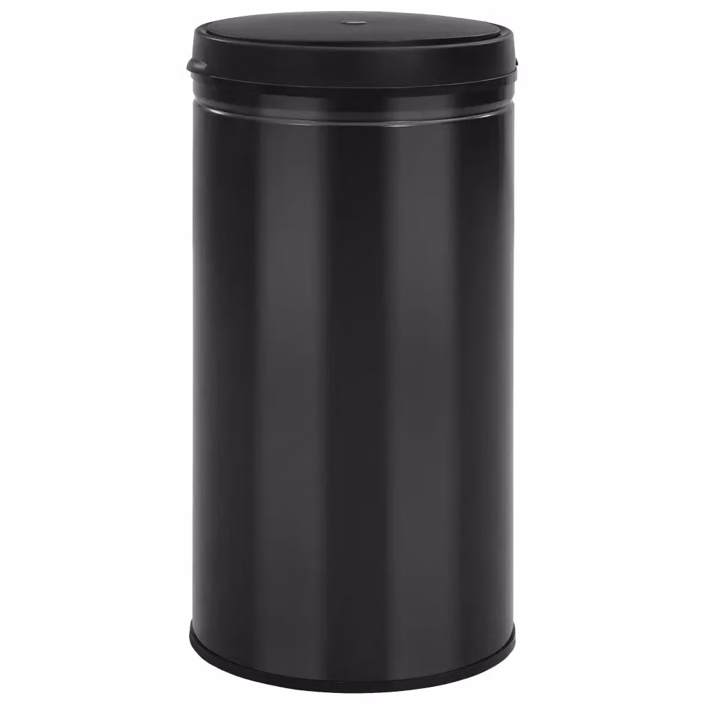 Pattumiera Automatica con Sensore CFW6532203 in Acciaio al Carbonio Nero, Capacità 60 L – 2