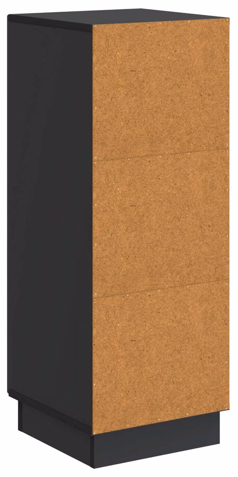 Credenza Nero 33 x 34,5 x 87 cm Legno ingegnerizzato
