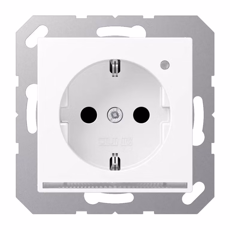 Presa SCHUKO con luce LED - Presa A1520-OWWMLNW