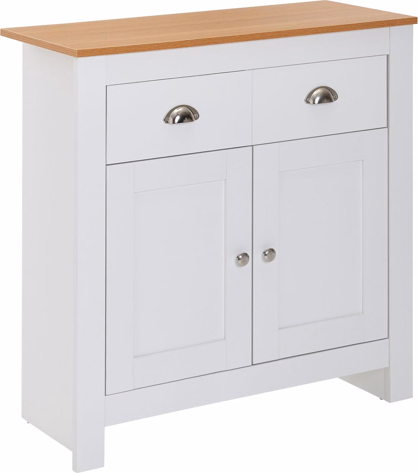 Credenza con 2 cassetti 79x81x34,5 cm | Wohnling