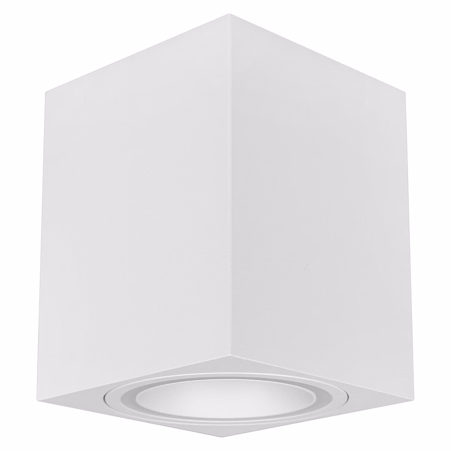 MasterLED faretto da superficie GU10 bianco 80x100 mm Faretto da soffitto LED fisso per soggiorno e corridoio