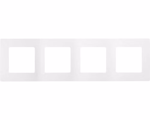 Legrand 665004 Niloe telaio quadruplo bianco