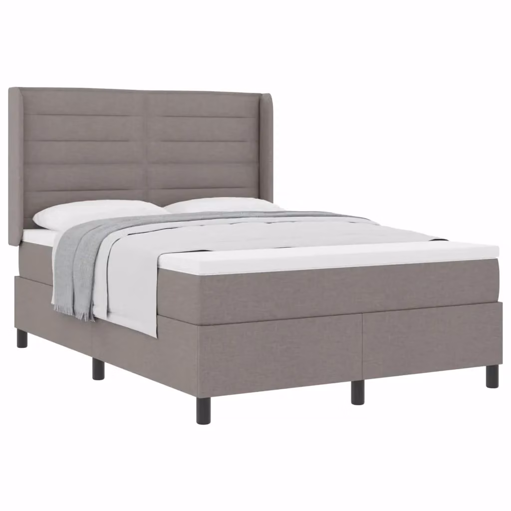 Letto ibrido con materasso e cuscino vidaXL in tessuto beige o grigio L/P: 140 x 190 cm – 2