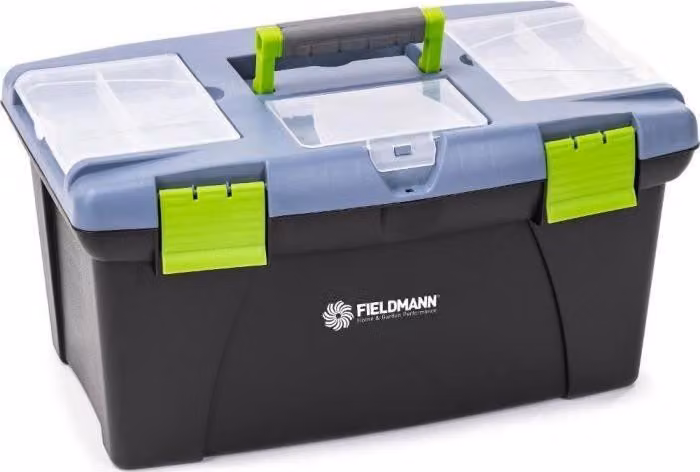 Cassetta degli attrezzi Fieldmann FDN 4120, 20 pollici, plastica, 500 x 300 x 280 mm, con organizer trasparente