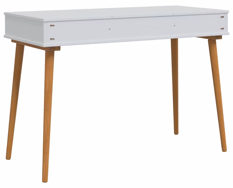 vidaxl Comodino FAUSKE, bianco, 112 x 50 x 78 cm