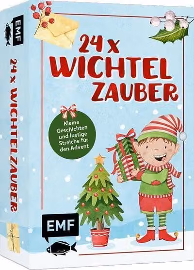 Set di cartoline per l'avvento: 24 cartoline a tema "Magia del Natale"