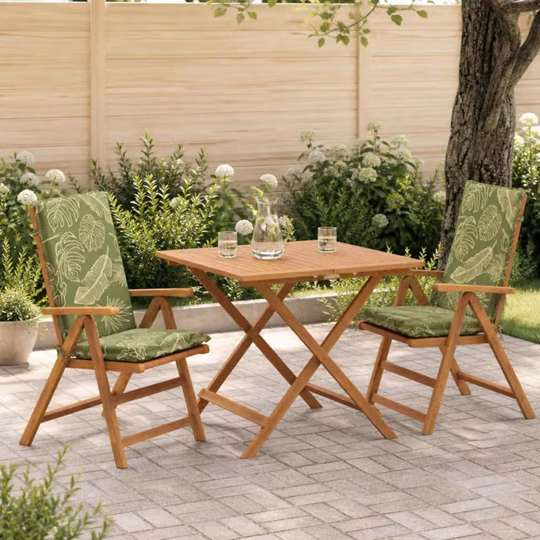 vidaXL Cuscino per sedia a schienale alto GEMERT 2 pz 100% Poliestere