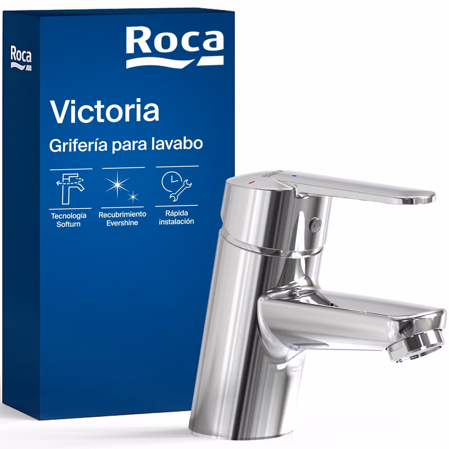 Miscelatore per lavabo con doccetta estraibile, cromato, in Vetroceramica, monoblocco