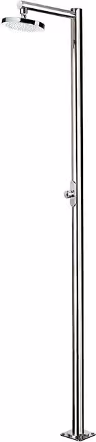 Doccia da Giardino con Temporizzatore Ama Luxury Venere in Acciaio Inox Argento