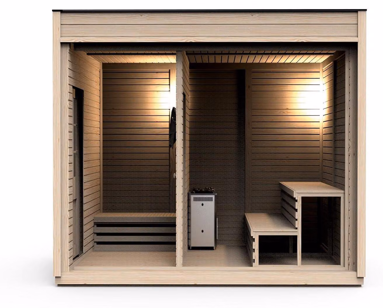 Sauna Holz Trockensauna Garten Holzsauna Outdoor Saunas Gartensauna