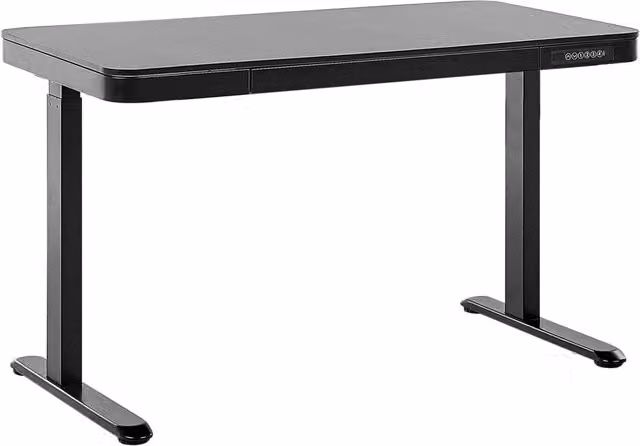 Scrivania elettrica regolabile in altezza BELIANI nera L: 120 cm, P: 60 cm