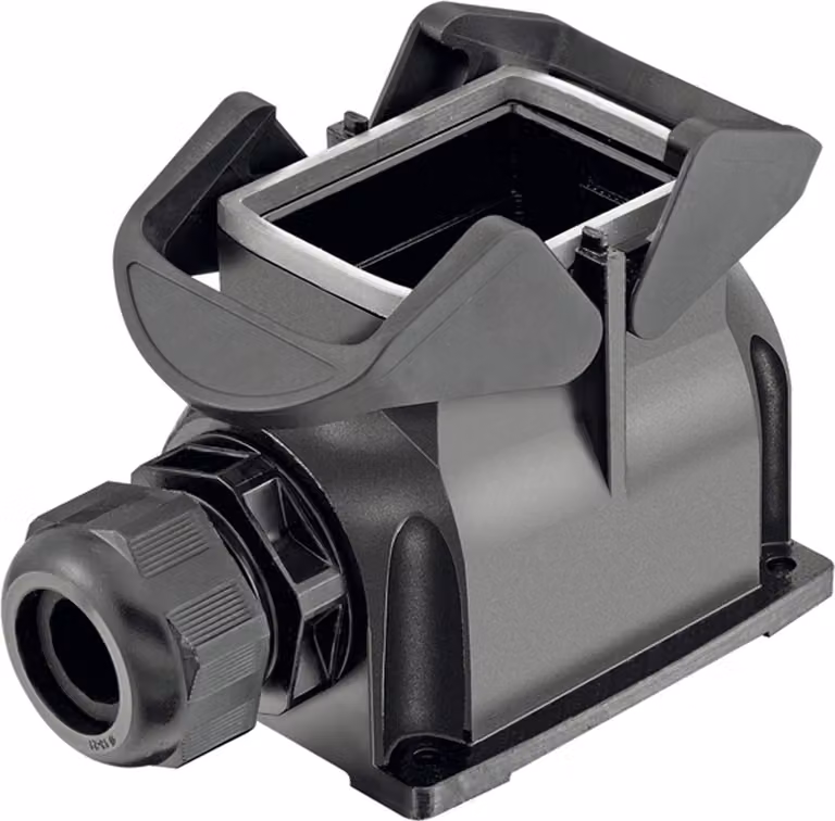 HARTING Han ECO Mod. 6 Outd. Alloggiamento base con pressacavo, 1xM32 uscita cavo laterale, con 2 staffe trasversali - 1