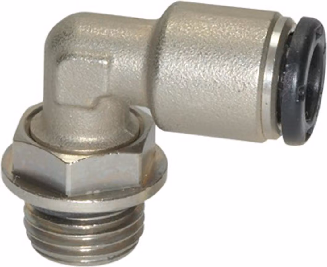 Raccordo a L Riegler "click-clock", girevole, G 3/8 esterno, Ã˜ 12 mm