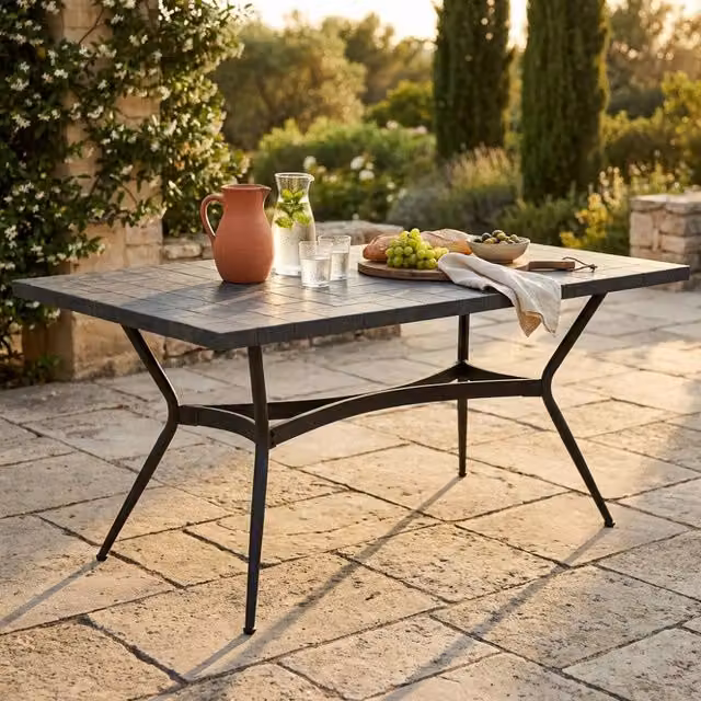TAVOLO RETTANGOLARE MINOSSE 160 X 90