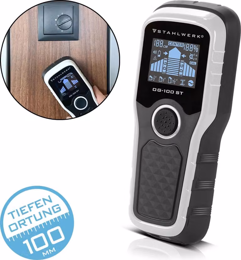 STAHLWERK OG-100 ST scanner da parete, metal detector, cercalinee