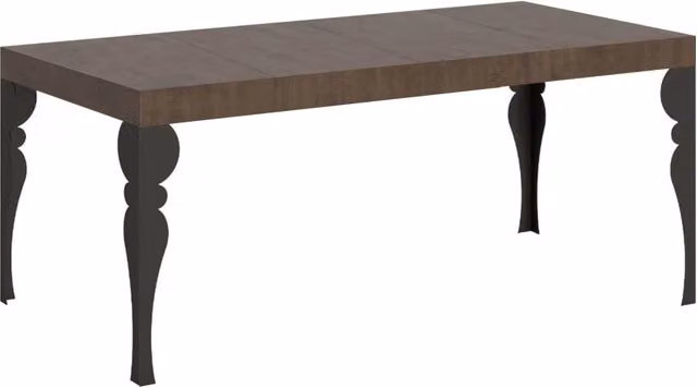 Tavolo Allungabile Moderno GIORDANOSHOP Paxon Premium Colore Noce L/P/H: 90 x 90 x 77 cm (estendibile fino a 246 cm)